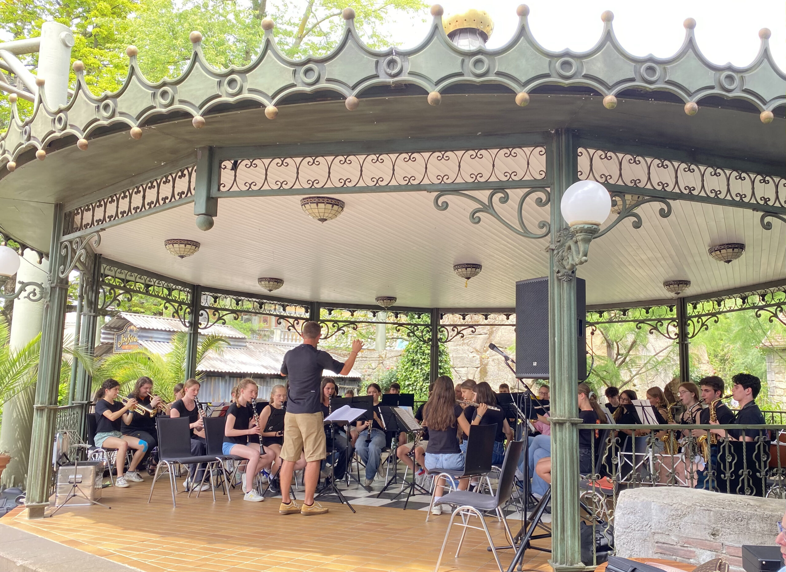 Schulorchester beim Euromusique-Festival